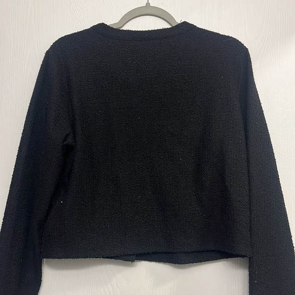 H&M Black Lady Cardigan Jacket with Gold Buttons - Picture 5 of 5